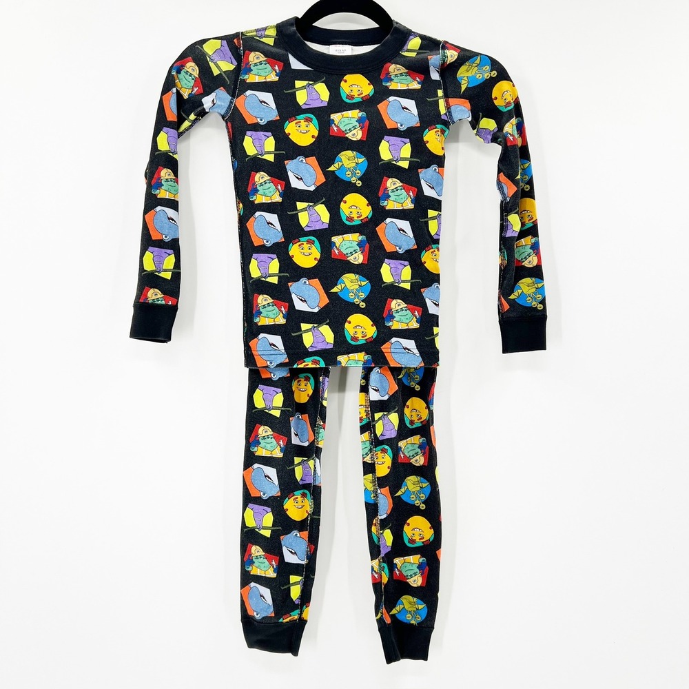 Hanna Andersson  monsters inc Pixar Collection Pajamas Set Black Kids 6-7